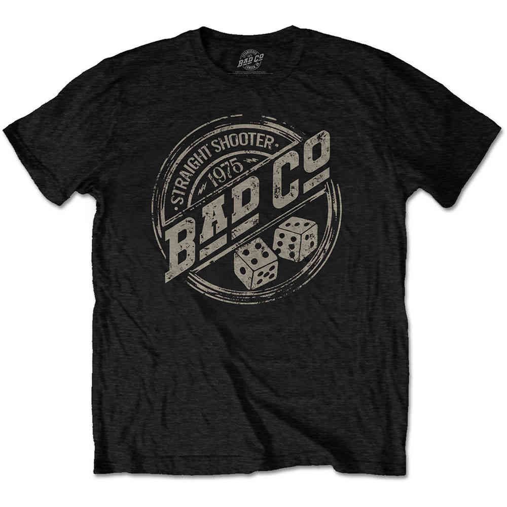 Bad Company - Straight Shooter Roundel Tshirt Homme - Noir